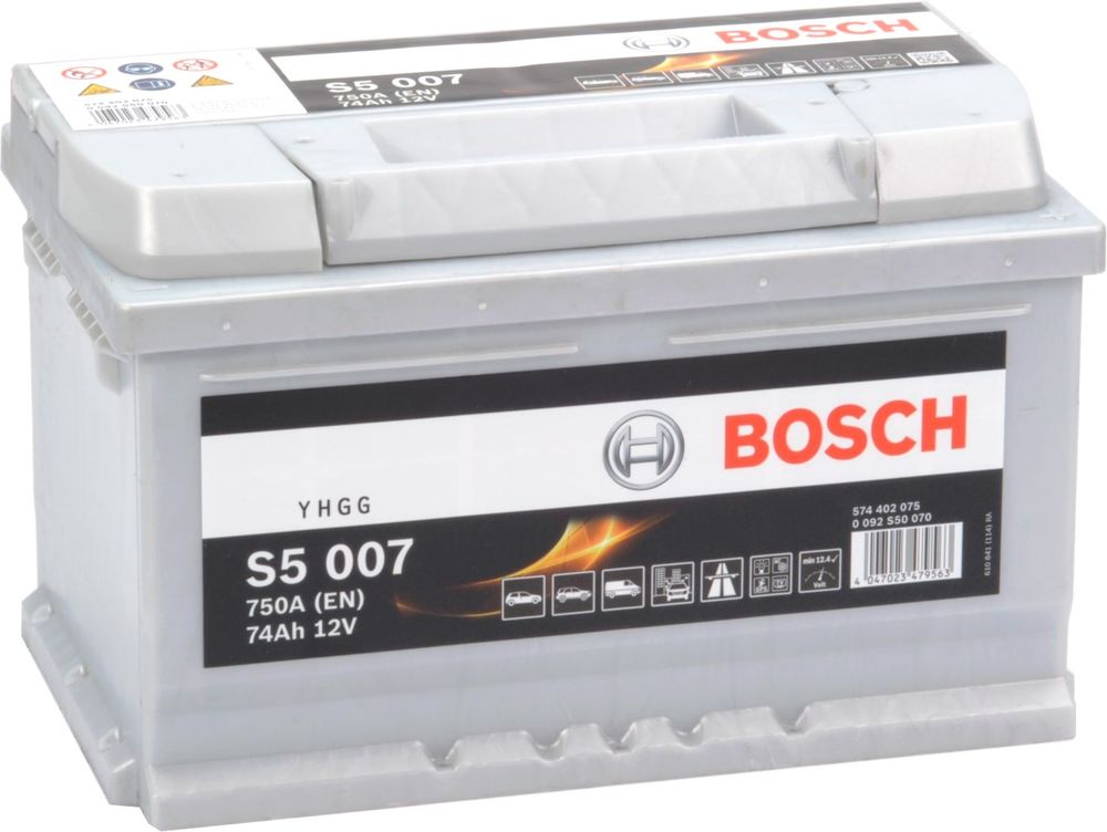 BOSCH S5 6CT- 74 аккумулятор