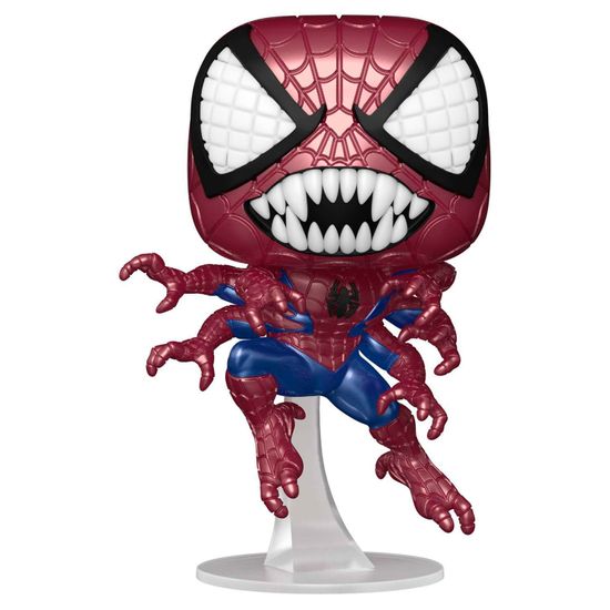 Фигурка Funko POP! Bobble Marvel Doppelganger Spider-Man (MT) (Exc) (961) 59175 / Фигурка Фанко ПОП! по мотивам вселенной "Марвел", Доппельгенгер Человек-Паук (металик)