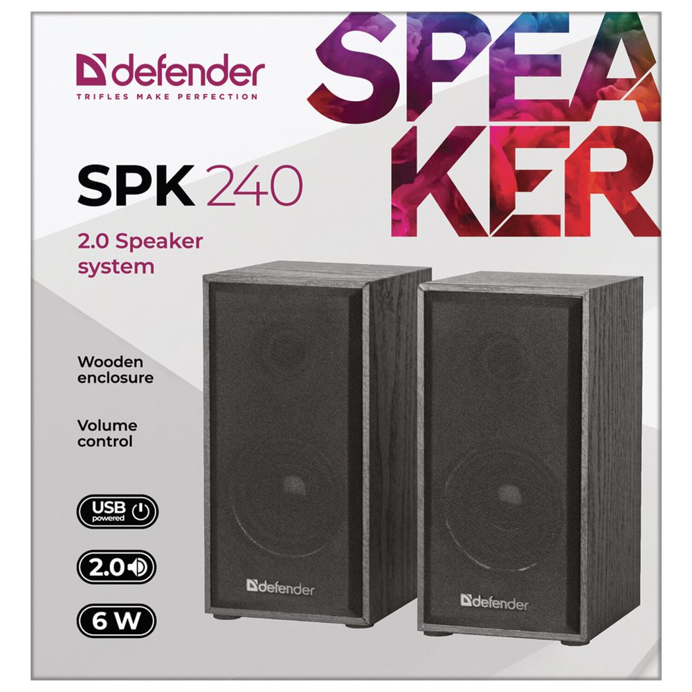 Акустика Defender SPK 240 /2.0/ черный