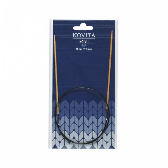 Спицы NOVITA круговые березовые на леске 60 см