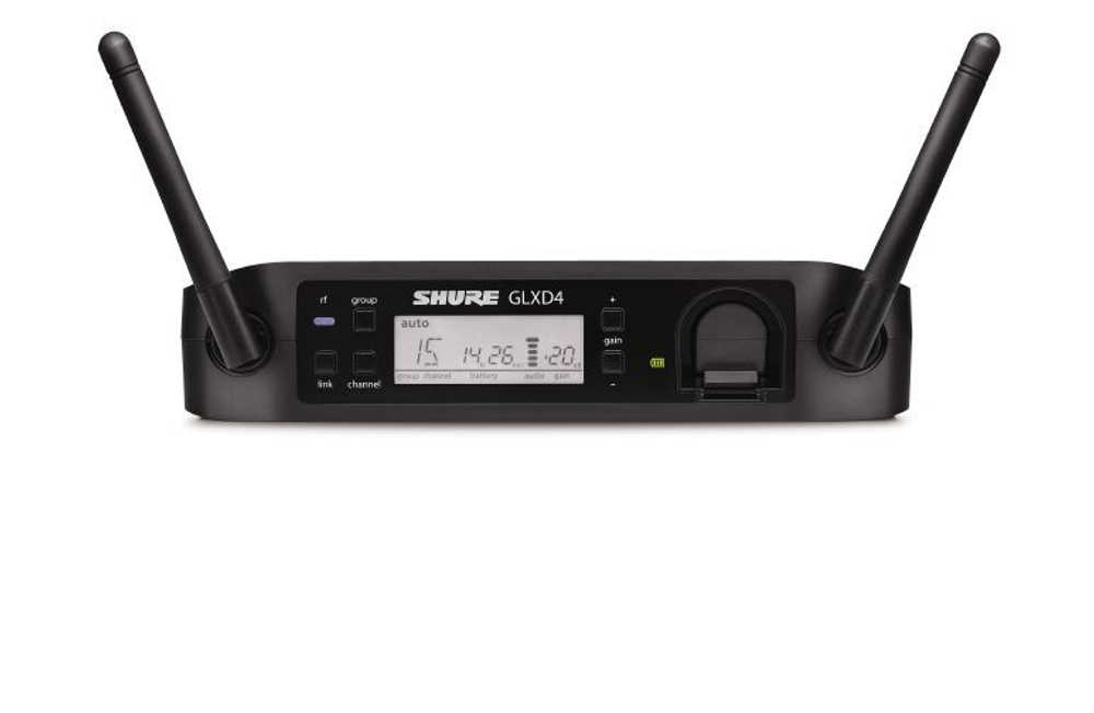 SHURE GLXD4E Z2 2.4 GHz цифровой приемник для цифровых радиосистем SM и BETA