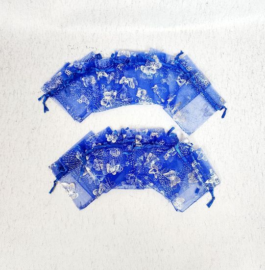 Мешок для подарков бирюза 20 шт