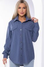 Рубашка "Дыхание весны" (джинс) Б8228 LT Collection (Акция)