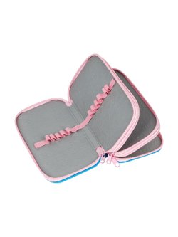 Пенал 3 отделения 19х11см ламинированный картон (ПК3-49707)