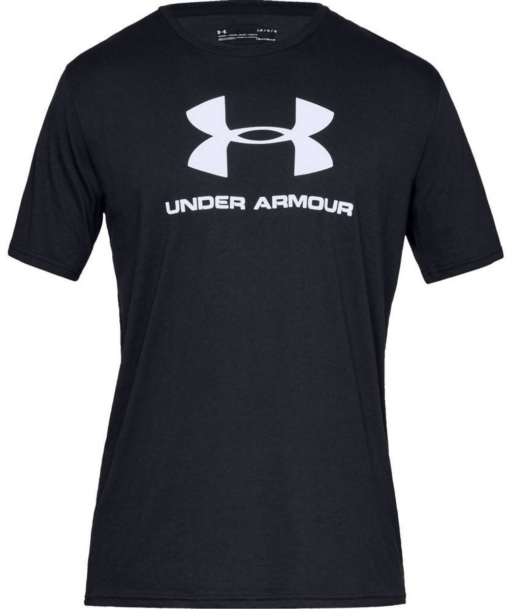 Мужская футболка Under Armour UA SPORTSTYLE LOGO SS-BLK