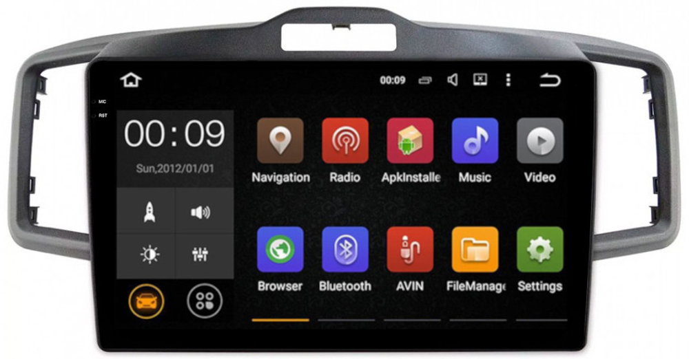 Магнитола для Honda Freed, Freed Spike 2008-2016 (планшет внизу) - AIROC 2K RX-1907 Android 13, QLed+2K,  ТОП процессор, 8/128, CarPlay, SIM-слот