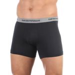 Мужские трусы боксеры (черный, серый) набор из 2-х штук Emporio Armani 111210_CC717 03320