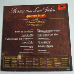 Винтажная виниловая пластинка LP James Last Rosen Aus Dem Suden (James Last Spielt Johann Straus) (Germany 1980)