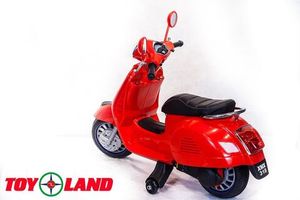 Детский электромотоцикл Toyland Vespa XMX 318 красный