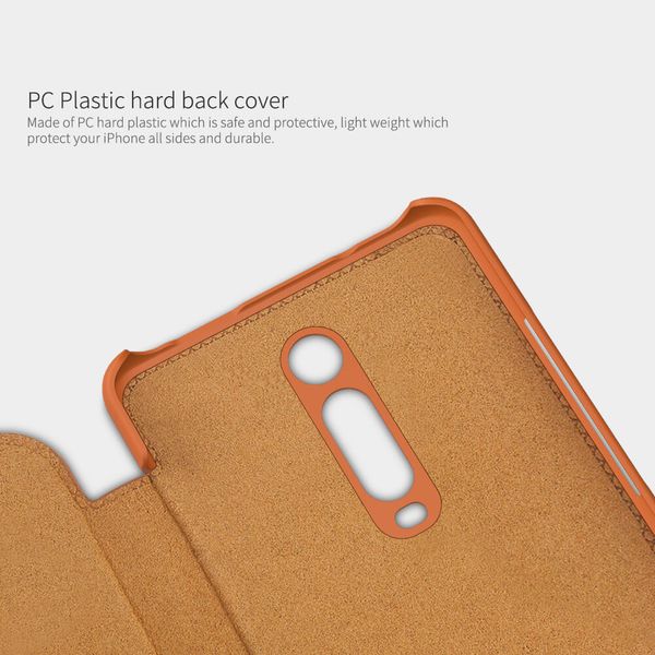 Чехол-книжка Nillkin Qin Leather Case для Xiaomi Mi 9T/ 9T Pro (Коричневый)