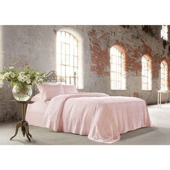 Набор с покрывалом  Tivolyo Baroc (розовый)