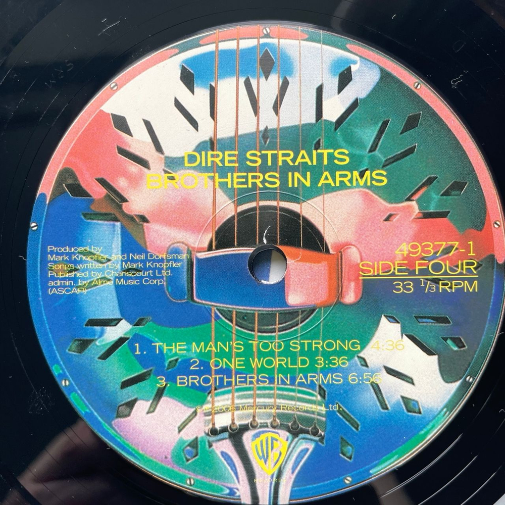 Винтажная виниловая пластинка LP Dire Straits Brothers In Arms (США 2006)