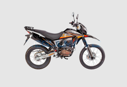 Мотоцикл Regulmoto TE (Tour Enduro) PR Черный/оранжевый