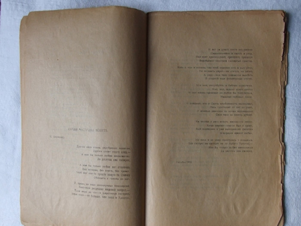 "Лошадь как лошадь". Сборник стихов имажиниста В.Шершеневича. 1920г.