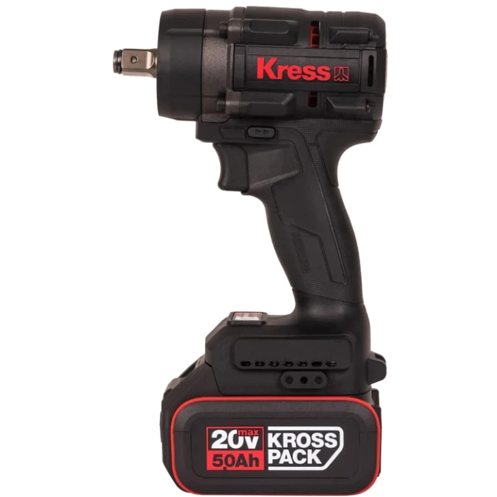 Kress KH276 гайковерт аккумуляторный ударный (2 x 5 Ач, ЗУ 6A)