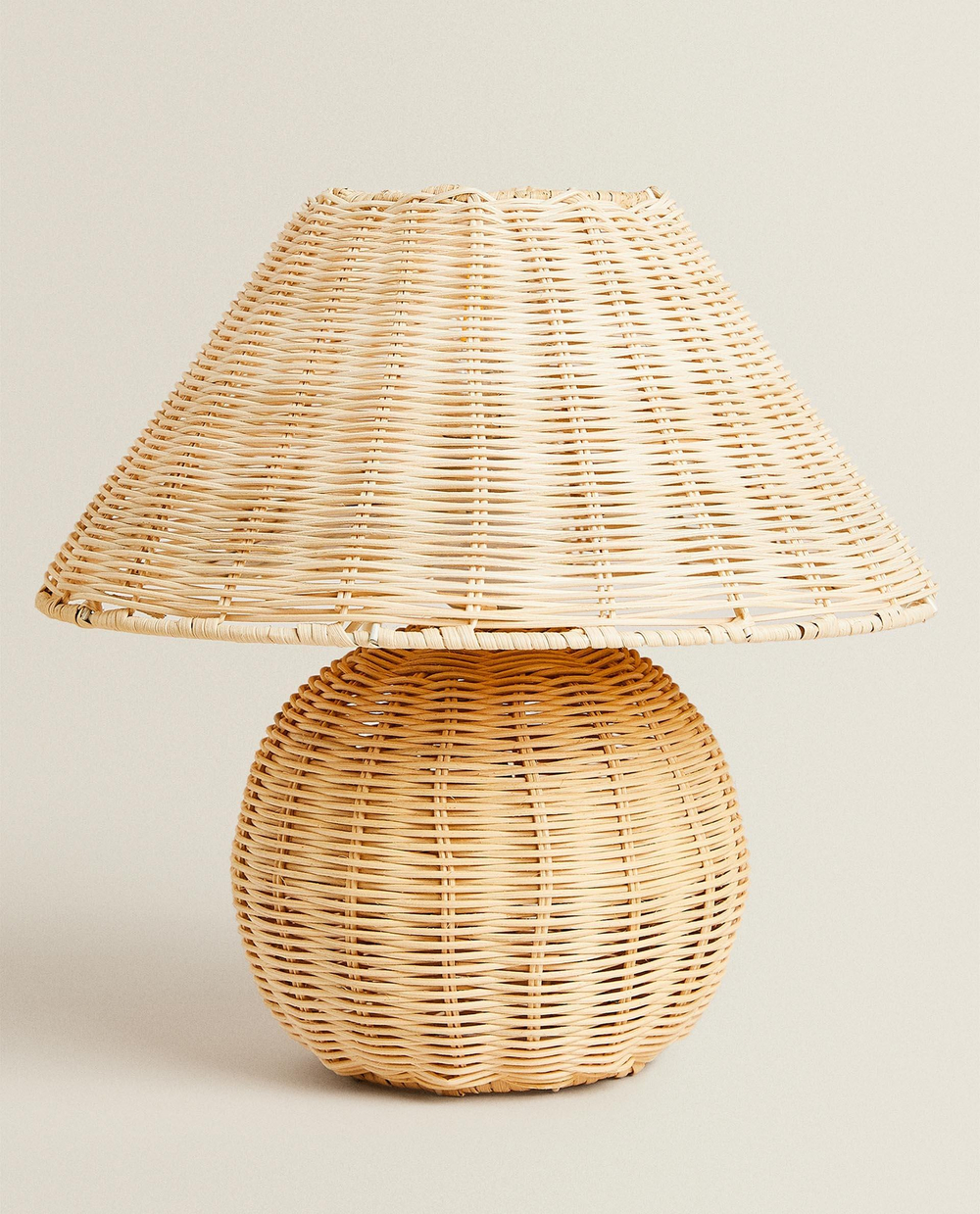 Zara Home Настольная лампа, цвет светло-бежевый, 21.5 см · 5605/047