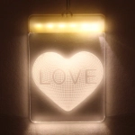 Гирлянда для дома БАХРОМА ш2,0м* в90/70см 36 ламп LED «3D Фантазия»,8 реж., с пультом Д/У, IP-20, Теплый белый (USB)