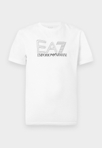 EA7 Emporio Armani UNISEX - Футболка с принтом - Белый