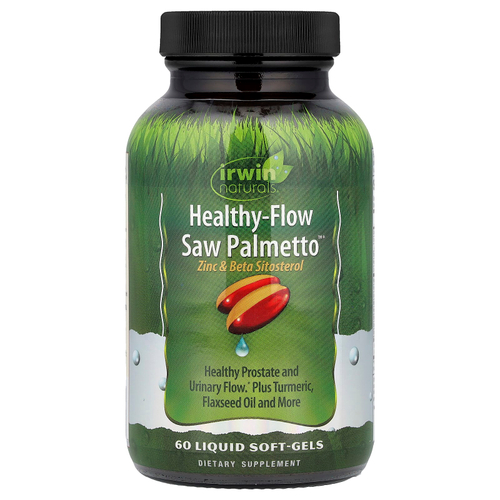 Irwin Naturals, Healthy-Flow Saw Palmetto™, 60 желатиновых капсул