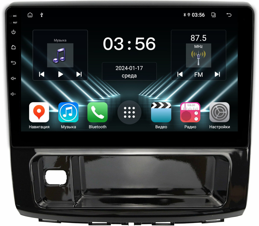 Магнитола для Haval H9 2015-2021 - FarCar DX3275M монитор 10" IPS на Android 13, 4+64Гб, CarPlay