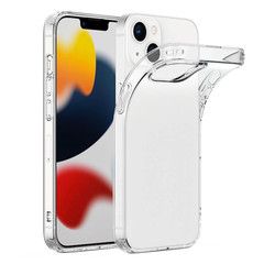 Силиконовый чехол TPU Clear case (толщина 1.0 мм) для iPhone 13 (6.1) 2021 (Прозрачный)