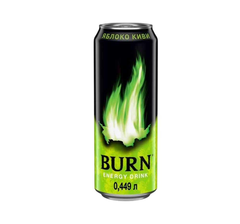 Энергетический напиток Burn в ассортименте, 449мл
