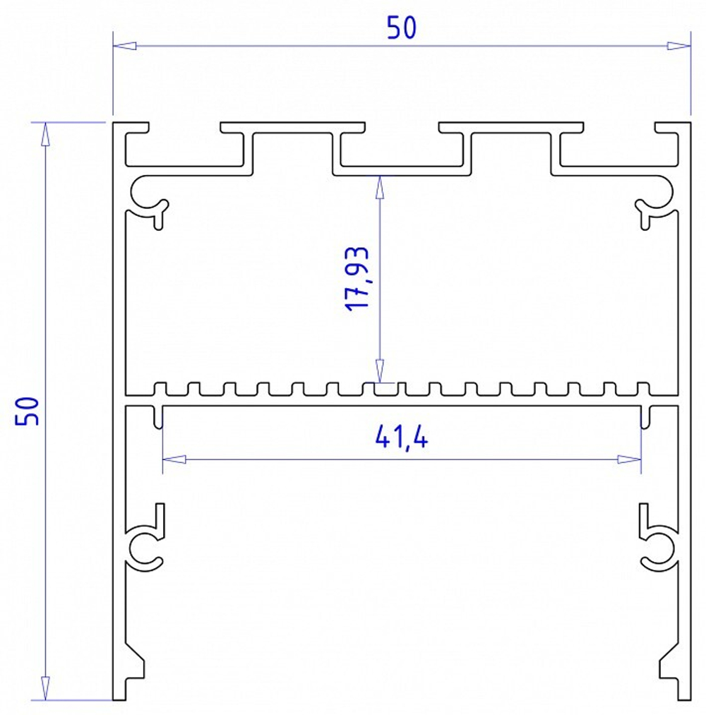 Короб накладной Ambrella Light Profile System GP GP3100BK