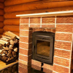 Банная печь «Атмосфера М» сетка нержавейка до 14 м³