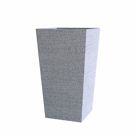 Кашпо CONIC EROSIA WHITE 40x40x70