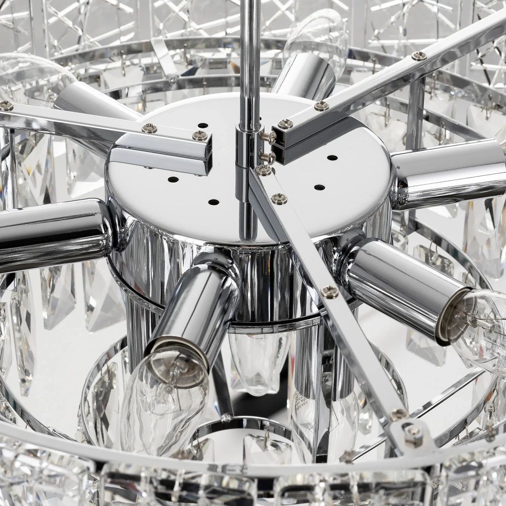 Citilux SAGRADA CL317251 Люстра хрустальная подвесная Хром