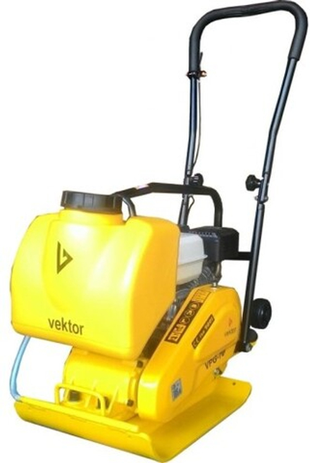 Виброплита VEKTOR VPG-70E колеса, бак, стальная база 3295
