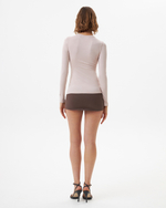 BIEGE FLOWER LONGSLEEVE