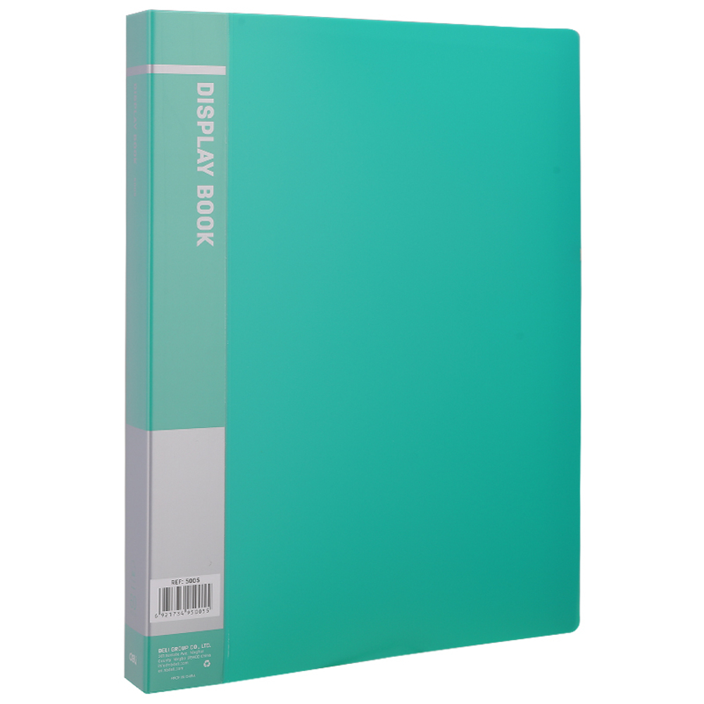 Папка с файлами DELI "Classic" на 60 вкладышей, 1,0 мм, ассорти