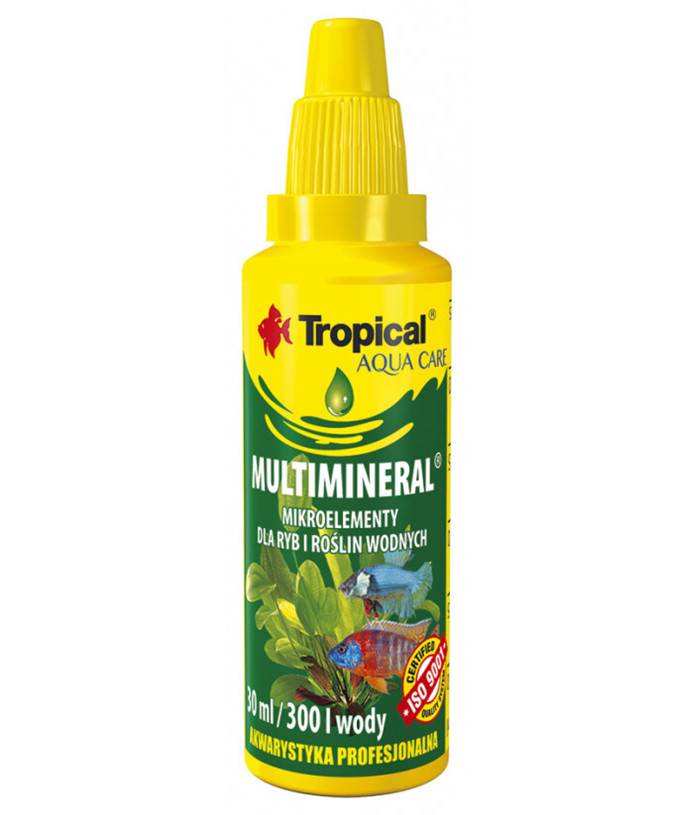 Препарат "Tropical" Multimineral  30мл на 300л обогащает воду необходимыми микроэлементами