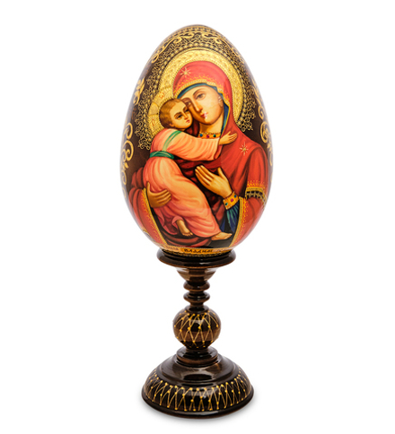 ИКО- 6 Яйцо-икона «Владимирской Божьей Матери» Овечкина М. В