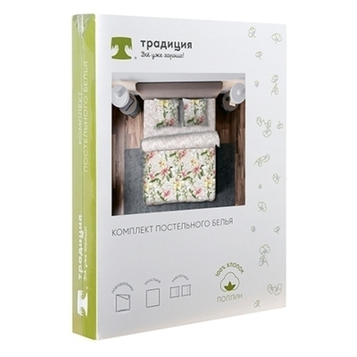 Постельное белье 1,5 бязь «Лилия» Традиция