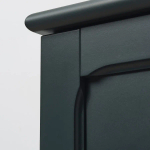 Шкаф со стеклянными дверцами - IKEA LOMMARP/ ЛОММАРП ИКЕА, 86x199 см, темно-сине-зеленый