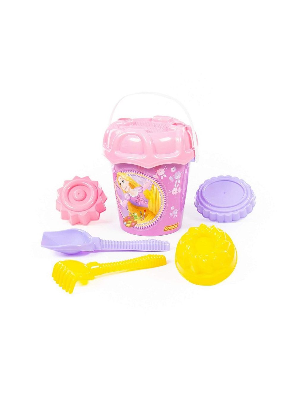 Летний набор для игры в песок. Размер в упаковке 22х21х37см, в сетке (67234)