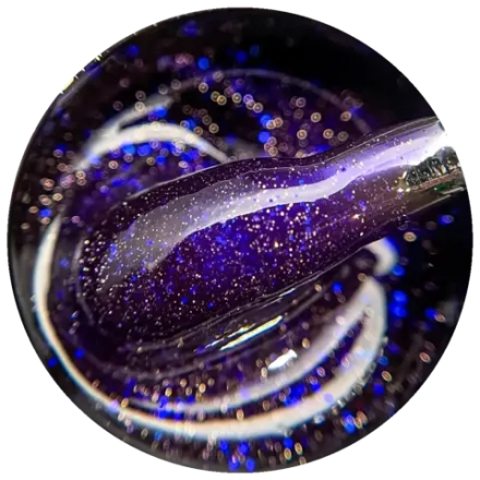 Гель моделирующий мерцающий фиолетовый 15мл,ОПЦИЯ