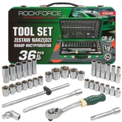 Набор инструментов 36пр. 1/2''6pt RockFORCE RF-4362M