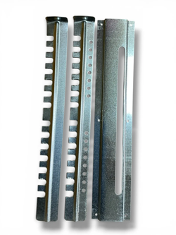 Летковый заградитель 3-х элементный на нижний леток с круглыми отверстиями и загнутым краем (оцинковка)