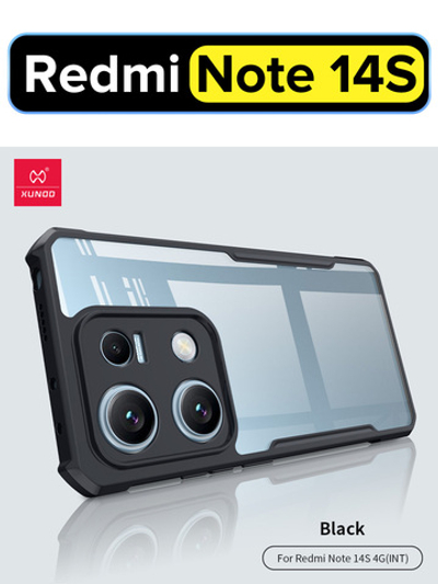 Чехол на Redmi Note 14s противоударный с усиленными углами XUNDD