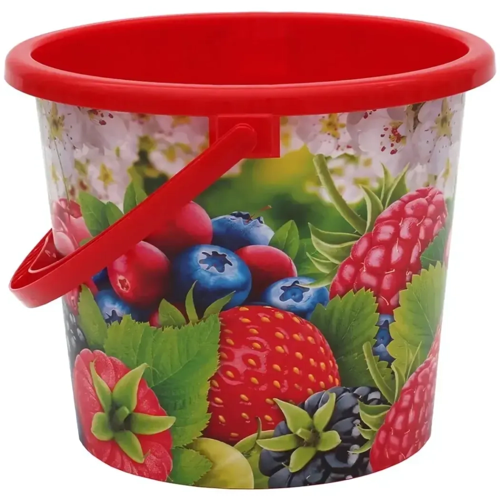 Ведро пластиковое Ягоды 5л