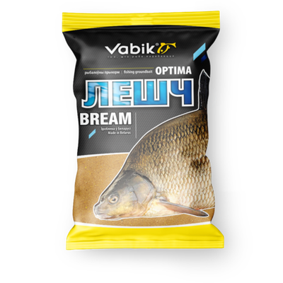 Прикормка Vabik Optima Bream "Лещ" (желто-коричневая), 1кг
