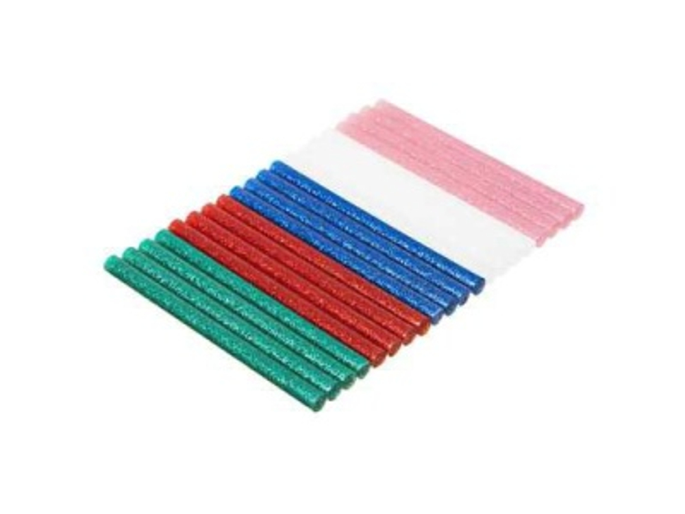 Стержни клеевые 7,2*100мм цветные со стразами