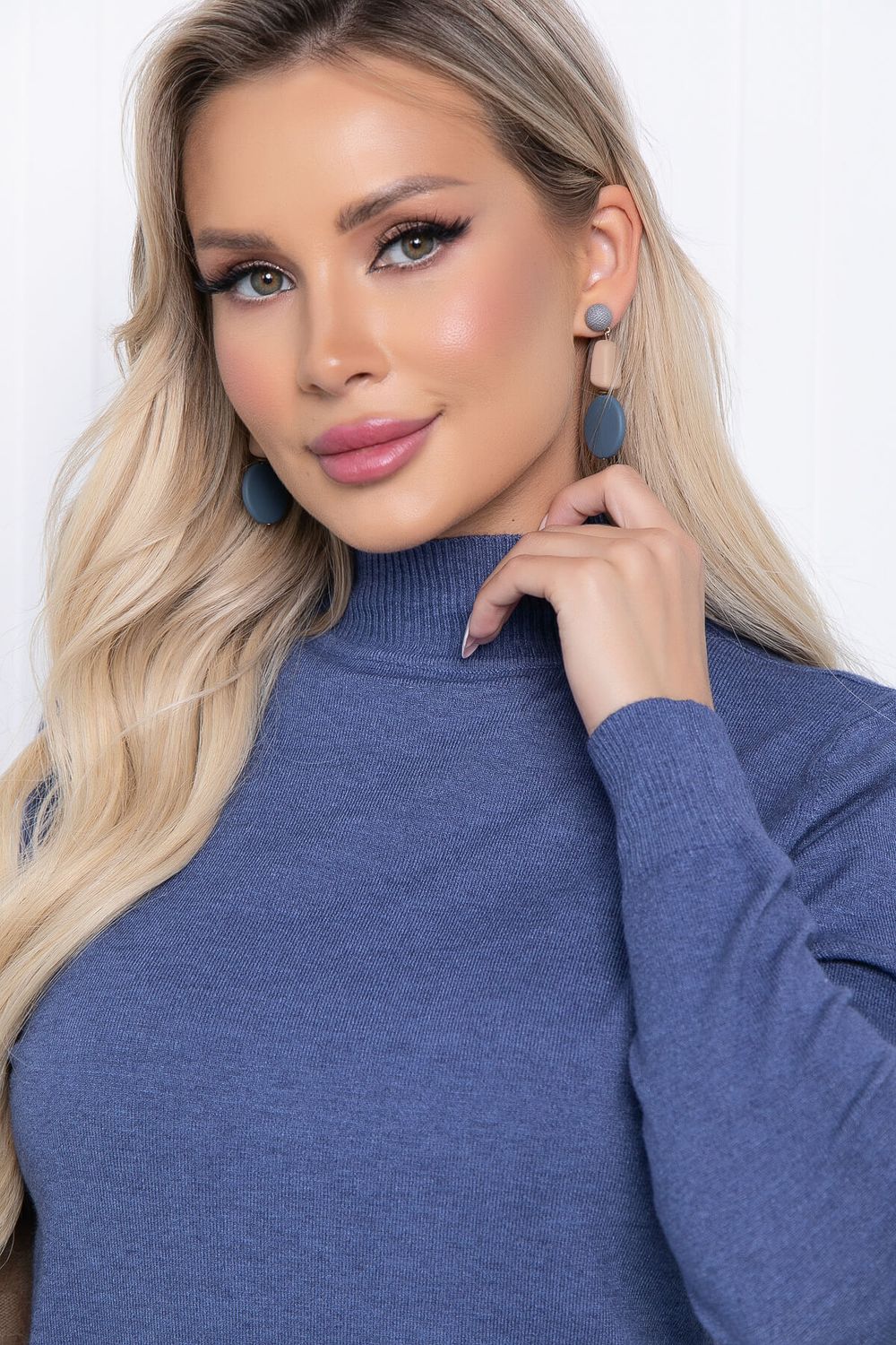 Водолазка Осенняя история (джинс) Б14556-20М LT Collection