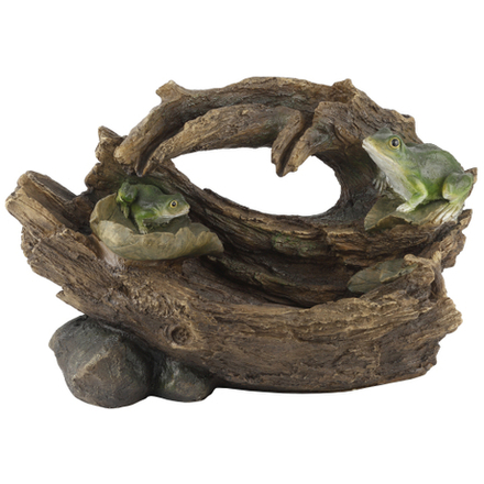 GA-03446 GREEN APPLE Уличный фонтан Лягушки высота 39см