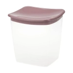 Емкость для сыпучих продуктов квадратная 1л ягодный