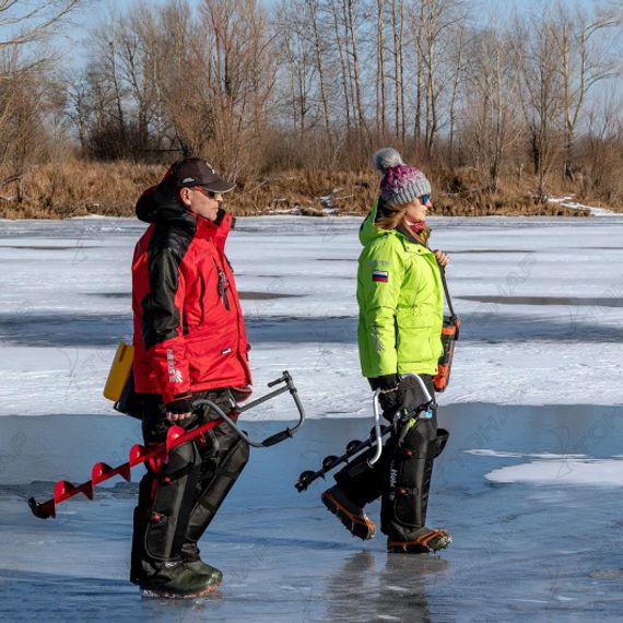 Ледобур BURAN 150R правое вращение, цельнотянутый шнек (LB-150R) Тонар
