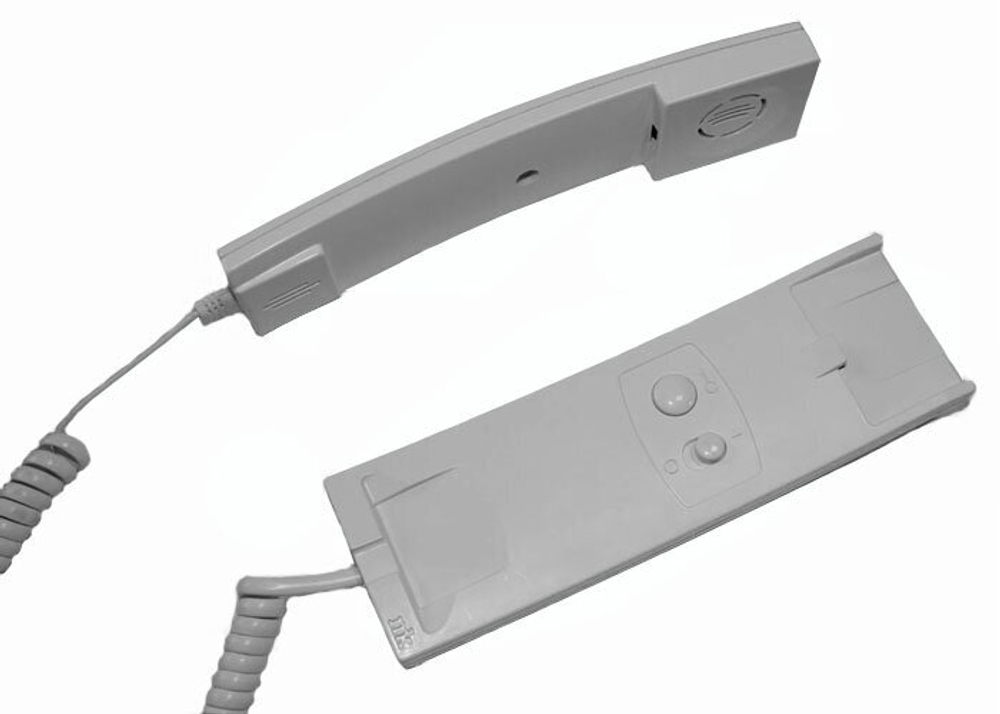 Переговорная трубка МЕТАКОМ ТКП-09, для подъездных домофонов, пластик, белая